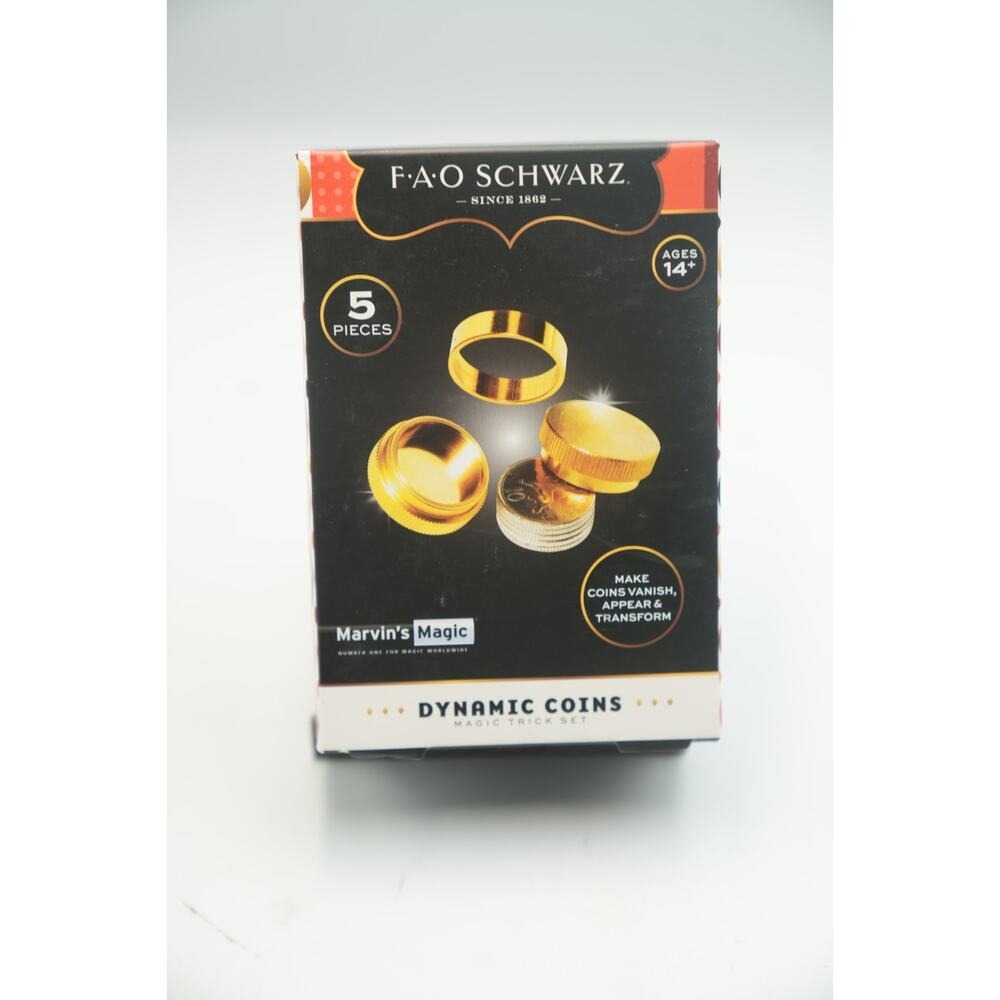 Fao Schwarz Dynamic‎ Coins Magic Trick Set by Marvin's Magic Brass Coin Tricks